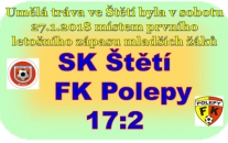 Mladší žáci si na úvod zimní přípravy 2018 pěkně zastříleli.