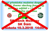 ODLOŽENO - Tak je to tady. Jarní odvetné zápasy Ústeckého přeboru dospělých o tomto víkendu zahajují. Míříme do Modlan, které nás na podzim hned v 1. kole přestřílely a máme teda co vracet.