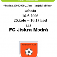 Zpravodaje FC Jiskra Modrá-úvodní stránky