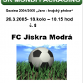 Zpravodaje FC Jiskra Modrá-úvodní stránky