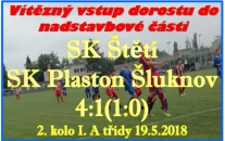 Zápas dvou nejlepších mužstev základní části lépe zvládli dorostenci Štětí