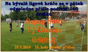Hezké fotbalové odpoledne přichystaly staré gardy Štětí a Žitenic na fotbalovém stadionu ve Štětí