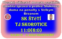 Dorostenci se fanoušky  ze Štětí v letošním roce na domácím trávníku rozloučili vysokým vítězstvím. 