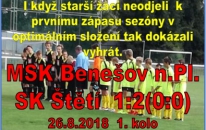 Vítězný vstup starších žáků do Ústeckého přeboru. Branky padaly až ve 2. poločase.