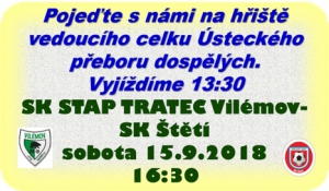 Víte, kdy naposledy prohrál STAP Vilémov? Bylo to 14. dubna 2018  ve Štětí. 1:0 po brance Martina Rejmana 7 minut před koncem.  