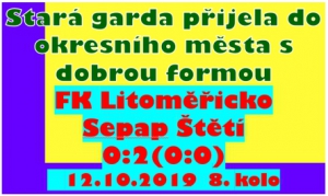 Pavel Čermák válel jako za mlada a 2 brankami rozhodl o vítězství staré gardy na hřišti favorizovaného Litoměřicka 