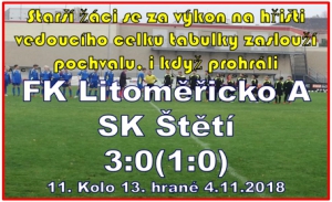 Do Litoměřic jsme s velkými ambicemi neodjížděli, ale nakonec se ukázalo, že hrát se dá s každým a domácí tým jsme potrápili.