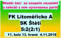 Pochvala pro mladší žáky. V Litoměřicích byli blízko zisku bodů