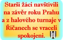 Na halovém turnaji starších žáků získalo naše mužstvo pohár za 2. místo