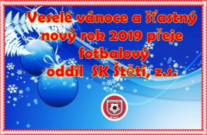 Hodně dárků pod stromeček a hezký nový rok 2019