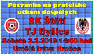 Poslední lednovou sobotu už se mužstvo dospělých chystalo k odjezdu do České Lípy, kde mělo hrát se Skalicí. Počasí ale bylo proti a tak druhý letošní přípravný zápas sehrajeme až 2.2.2019