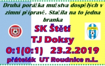 V dalším přátelském utkání mužstva dospělých jsme střelecký prach nechali doma. 