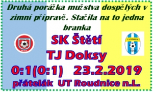 V dalším přátelském utkání mužstva dospělých jsme střelecký prach nechali doma. 