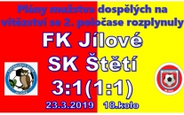 Mužstvo dospělých se sice ujalo vedení 1:0 a mělo šance na další góly, ale pak následovaly chyby v rozehrávce, vyloučení , které vedly k překvapivé porážce.
