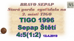 Raketový vstup staré gardy do jarní části. Celý zápas tahalo naše mužstvo za delší konec a po zásluze vyhrálo. 
