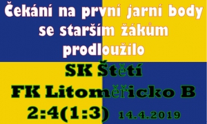 Starší žáci celý zápas dotahovali a v závěru soupeř přidal pojistku. 