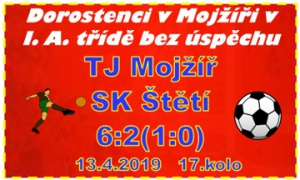 Jediný kdo střílel za naše mužstvo dorostu branky, byl v Mojžíři brankář  Lukáš Šrotýř. V reportáži zjistíte, jak se mu to povedlo. 