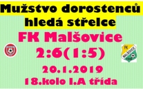 Dorostenci už v 1. poločase vytahovali míč ze své vlastní sítě 5x