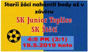 Zápas starších žáků hraný v Bystřanech rozhodovala penaltová loterie