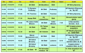Program ve 22. týdnu