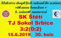 Z 0:2 na 3:2. Takový byl průběh posledního utkání mužstva dospělých v letošním ročníku. Drama, které vrcholilo v nastaveném čase, se muselo, až na zranění Marka Fausta, divákům líbit.