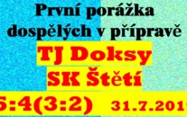 Děr v obraně mělo mužstvo dospělých více než vstřelených branek. Na hřišti ve Starých Splavech celý zápas jen  dotahovalo a když už se zdálo, že by z toho mohla být remíza, tak inkasovalo.   
