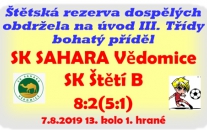 Nepovedený start B mužstva dospělých do nového ročníku