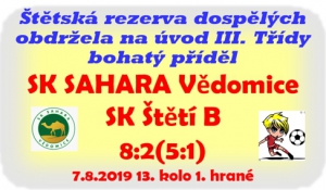 Nepovedený start B mužstva dospělých do nového ročníku