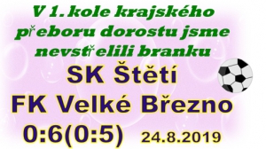 Začátek zápasu pro naše dorostence vypadal nadějně, ale pak se soupeř rozehrál a naše mužstvo přestřílel.