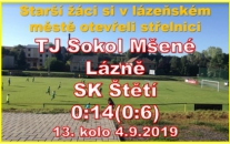 Předehrávka okresního přeboru starších žáků skončila naší dvoucifernou výhrou