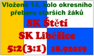 Po dobrém rozjezdu do zápasu museli být starší žáci ve 2. poločase velmi pozorní, aby se k nim soupeř brankově nepřiblížil.