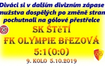 Velká radost zavládla jak mezi hráči, tak i trenéry po zápase, ve kterém se mužstvo dospělých rozstřílelo po změně stran. Hattrick si užil Jiří Vokoun.