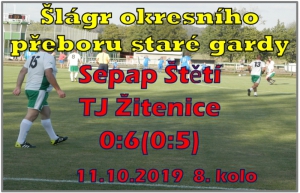 Stará garda nevstřelila branku. Silný tým Žitenic v hvězdné sestavě udržel čisté konto.