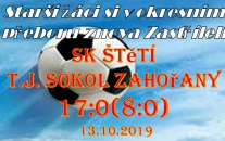 Starší žáci nám dělají radost. V posledních zápasech soupeře válcuje a kdo má rád hodně branek, tak by se měl na ně přijít podívat.