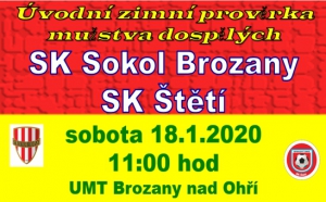 Přípravné zápasy dospělých začínají