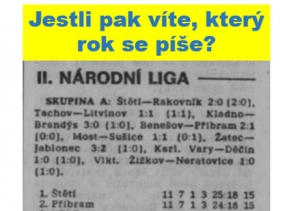 Pamětníci se určitě najdou