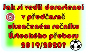 Loni hráli dorostenci I. A třídu a letos padlo rozhodnutí přihlásit se po 4 letech do přeboru. Skončili na 11. místě ze 13 účastníků.