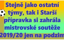 Starší přípravka skončila v okresním přeboru ve skupině B na 8. místě