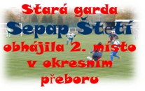 Už od roku 2014 hraje stará garda okresní soutěže a patří již několik let mezi nejlepší celky okresu