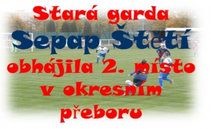 Už od roku 2014 hraje stará garda okresní soutěže a patří již několik let mezi nejlepší celky okresu