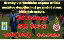 V sobotu dopoledne si mužstvo dospělých v Doksech zastřílelo a navíc udrželo čisté konto, i když čelilo penaltě.  