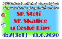 4 branky, 4 střelci mužstva dospělých v přátelském zápase. Rozhodující náskok jsme získali v 1. poločase. 