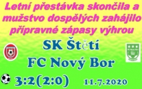 4 minuty před konce vedlo mužstvo dospělých o 3 branky, ale nakonec se muselo strachovat ještě o výsledek