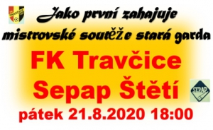 Jako poslední byla rozlosována okresní soutěž staré gardy a ta Sepap Štětí poslala jako první ze všech mužstev našeho oddílu do mistrovských bojů. 