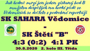 Neuvěřitelný obrat v zápase. 15 minut před koncem už asi moc diváků nevěřilo , že domácí SAHARA  dokáže vyrovnat
