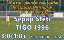Důležité vítězství staré gardy. TIGO to je špička okresní soutěže. I když výsledek vypadá, že to byla snadná záležitost, tak to nebylo vůbec lehké utkání