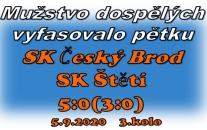 Mužstvo dospělých inkasovalo na začátku každého poločasu v rychlém sledu za sebou. V tom první během 7 minut 3x.    