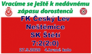 Dorostenci ve svém 2. zápase v Ústeckém přeboru inkasovali podruhé sedmičku