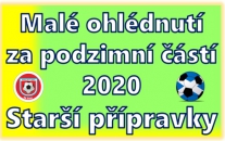 Poslední zápas v okresním přeboru sehrála starší přípravka na podzim 11.10.2020. I když zápasy hrát nemohla, tak využívala každá koronavirová uvolnění a trénovala na umělé trávě městského stadionu. 