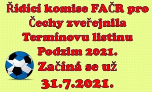 Začíná se o týden dříve než obvykle.